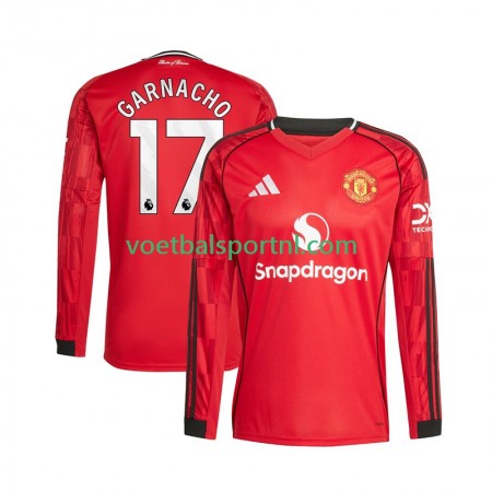 Manchester United Alejandro Garnacho 17 Thuis Shirt 2025-26 L/S Manchester United Alejandro Garnacho 17 Thuis Shirt 2025-26 L/S